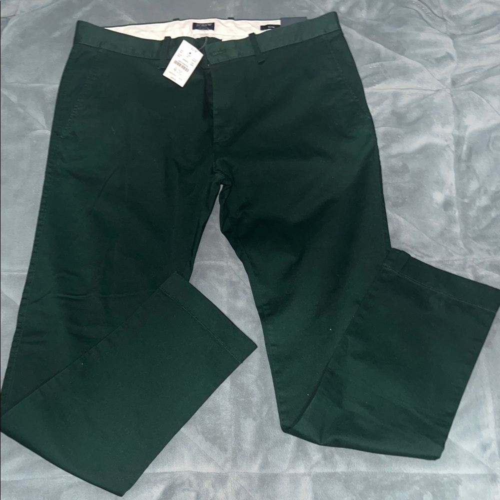 J. Crew Dark Green Chinos for Men